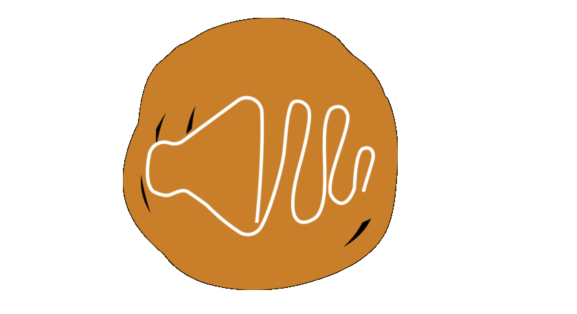 Illustrasjon av en megafon, logo til Digitalt påfyll