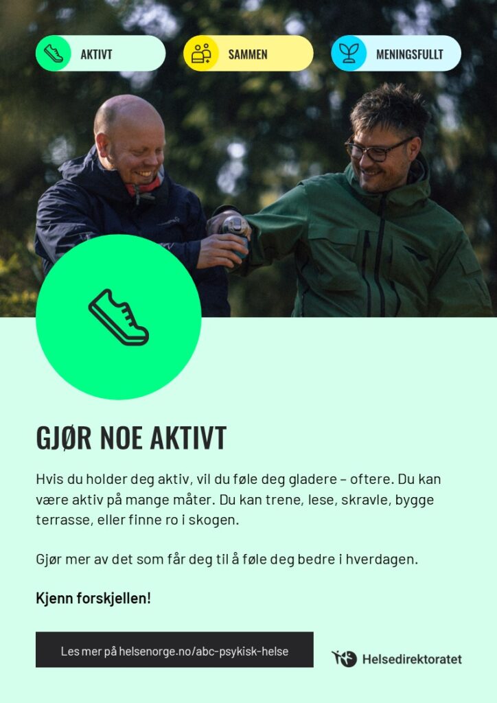 Gjør noe aktivt