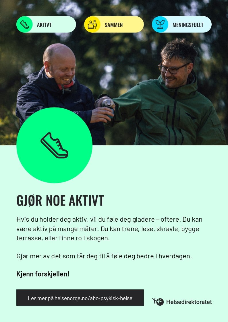 Gjør noe aktivt
