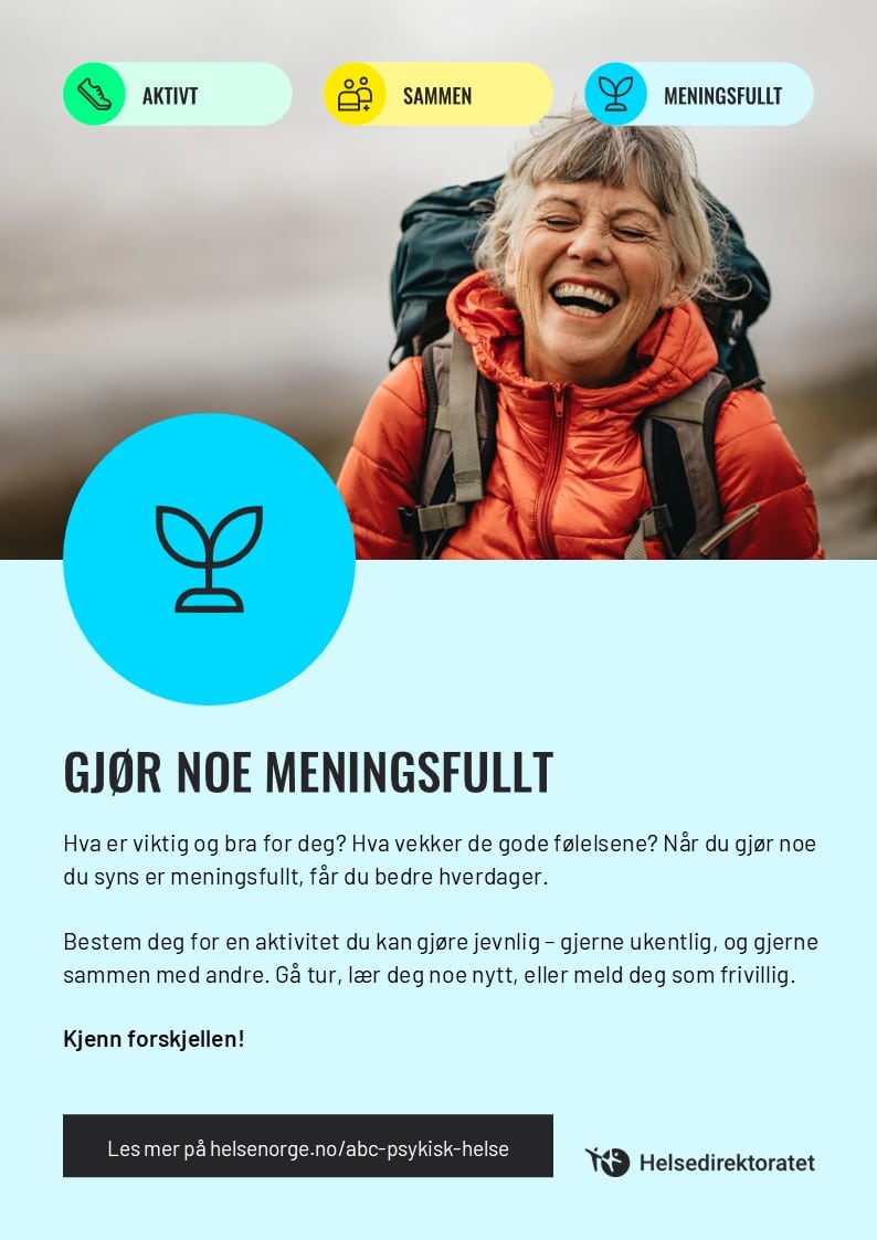 Gjør noe meningsfylt