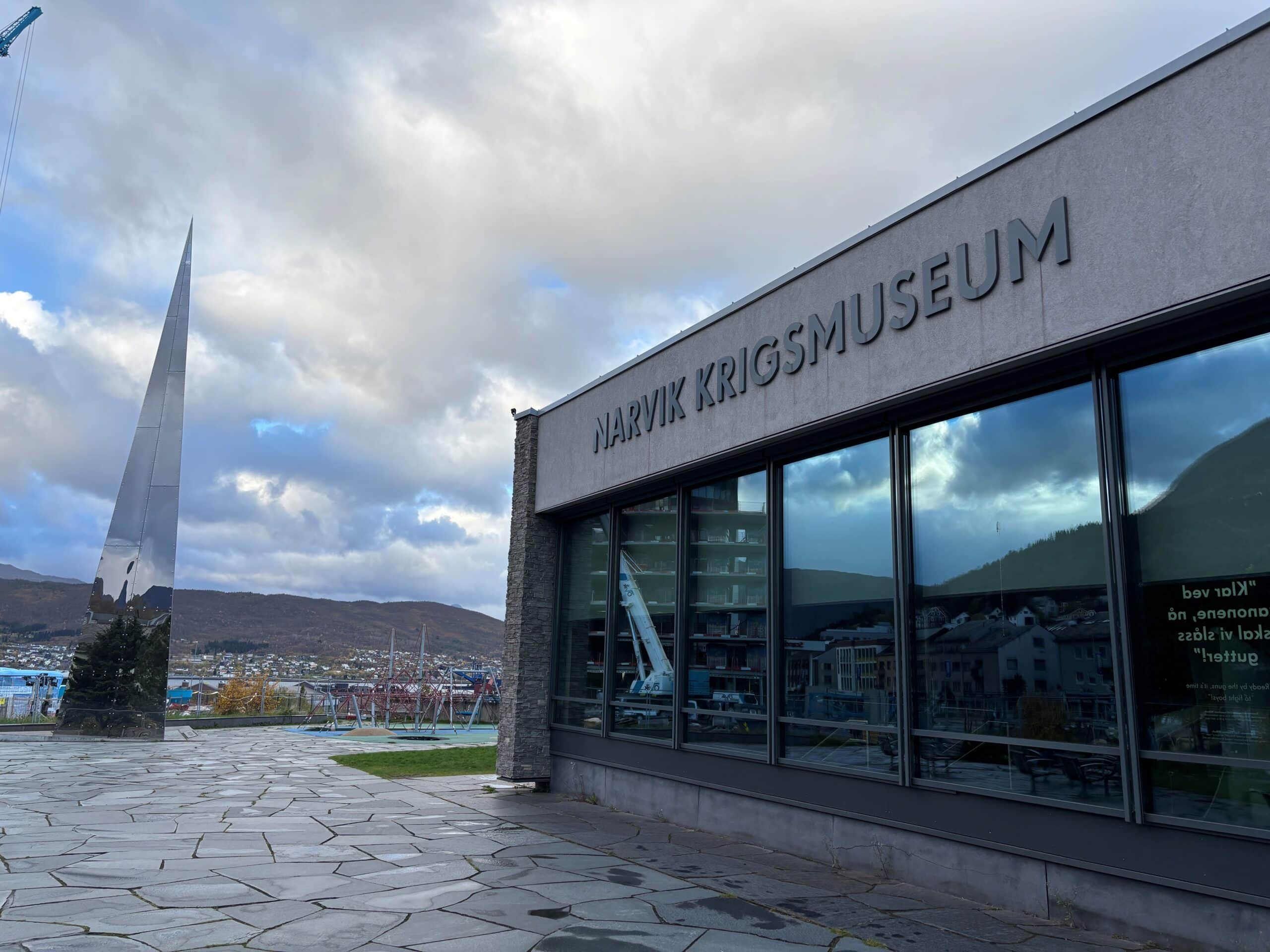 Eksteriørbilde fra Narvik krigsmuseum