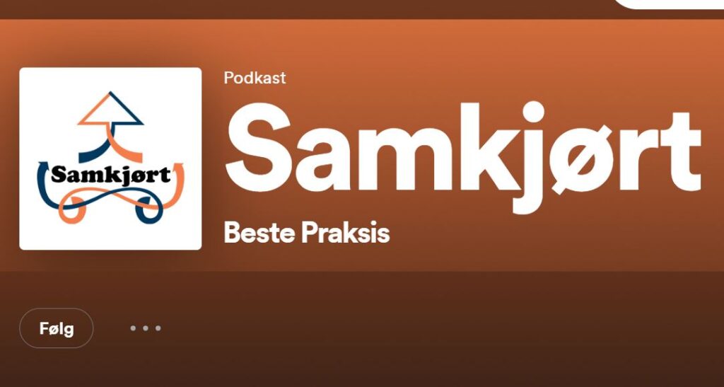 Skjermdump fra Samkjørt podcast