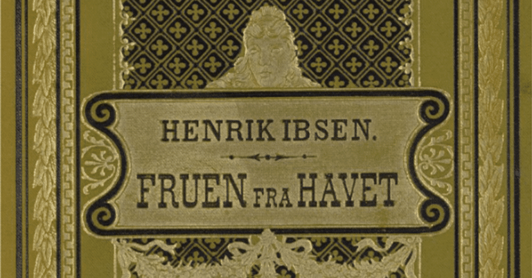 Bokomslag "Fruen fra Havet", 1888