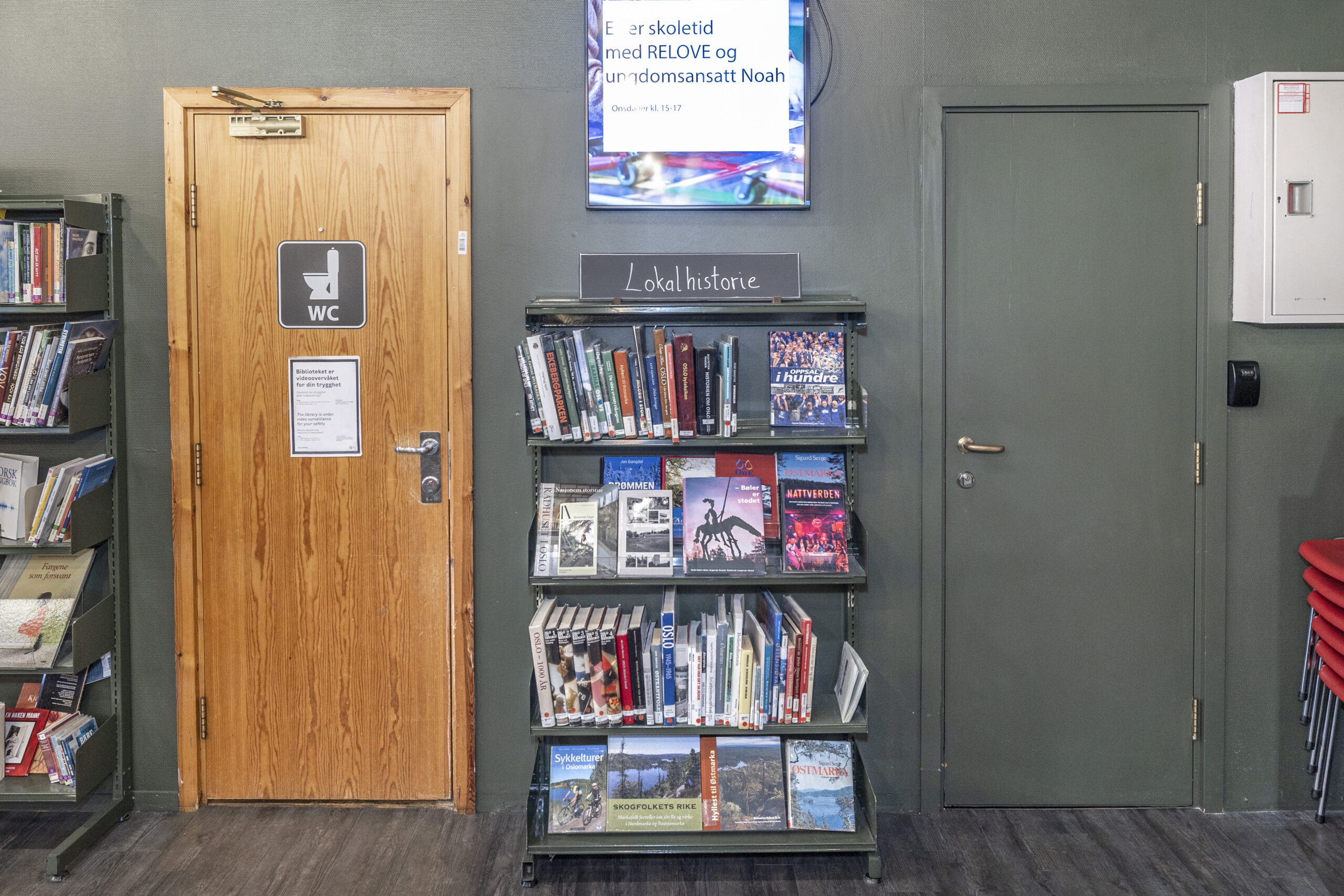 Oppsal bibliotek © Fredrik Naumann/Felix Features