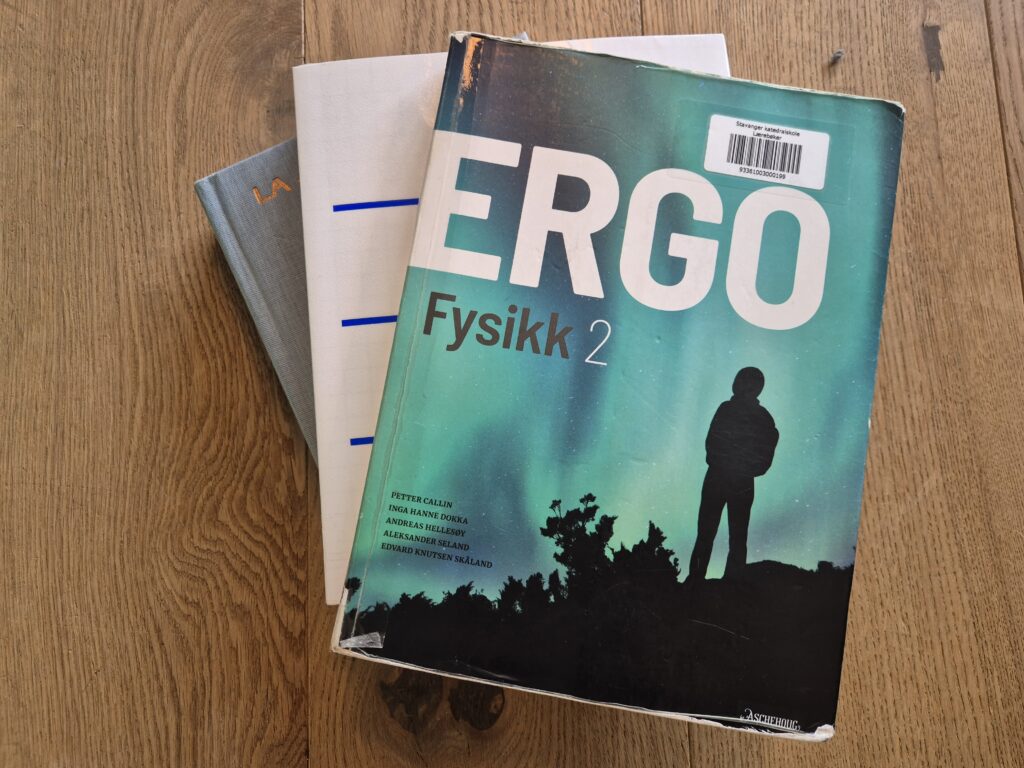 bilde av lærebøker
