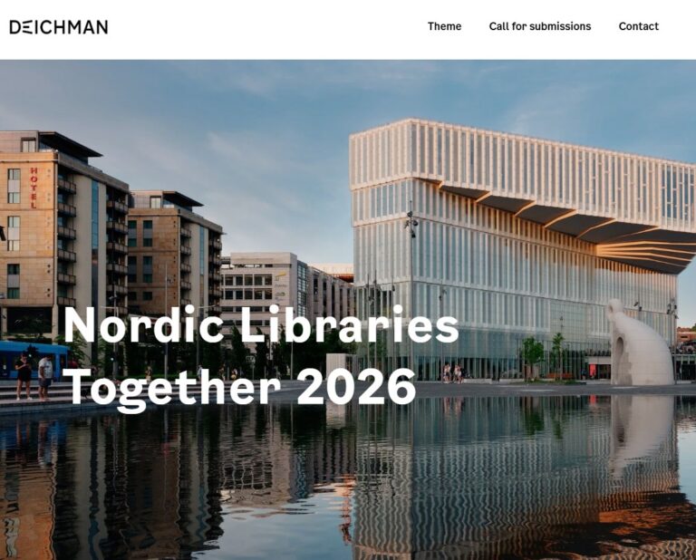 skjermdump Nordic Libraries Together 2026